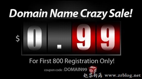 wpwebhost.com最新优惠$0.99域名-国外主机分享