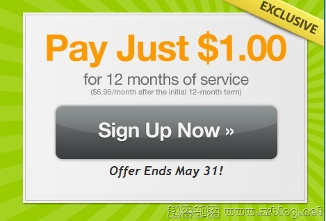 FatCow(肥牛主机)最新优惠$1/年无限主机-国外主机分享