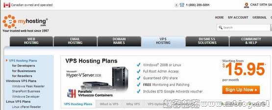 Myhosting:$1(首月)VPS优惠码-国外主机分享