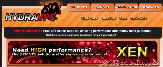HYDRAVPS：$3/月256MB/20GB/200GB 奥兰多-国外主机分享