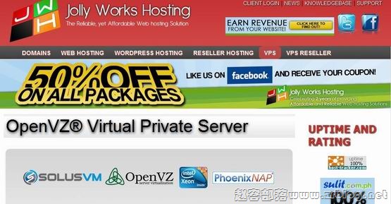 Jolly Works Hosting:$2.48/首月 256MB/384MB/20GB/200GB/OpenVZ 凤凰城-国外主机分享