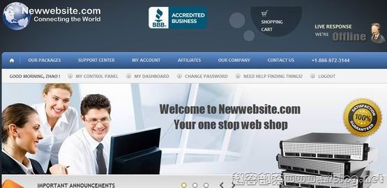 Newwebsite:$6.95/月XEN 512MB/25GB/500GB/2 IPs 弗吉尼亚-国外主机分享