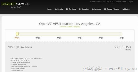 DSVPS:$5/月512MB/1024MB/20GB/1TB/2 IPs大量上货(洛杉矶/波特兰)-国外主机分享