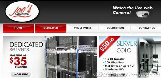 [服务器]joe&rsquo;s DC：$40/月-AMD Opteron Dual-Core 2Ghz/2GB/250GB/2TB/5IPs 堪萨斯-国外主机分享