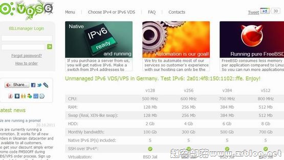 VDS6:$1.48/月-128MB/4GB/100GB 乌克兰-国外主机分享