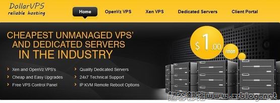 DollarVPS:$1.25/月OpenVZ-128MB/384MB/10GB/200GB 纽约-国外主机分享