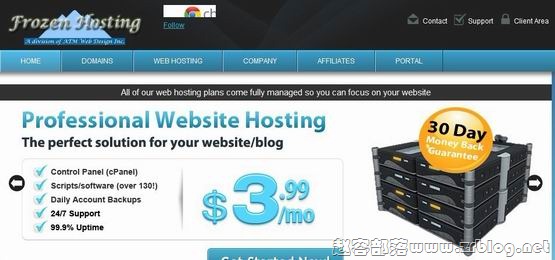 FrozenHosting:$4.9/月OpenVZ-512MB/1GB/20GB/200GB 芝加哥-国外主机分享