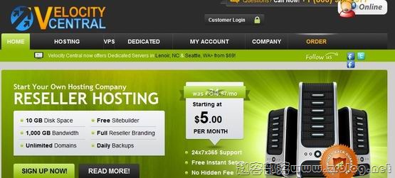 VelocityCentral:$15/月OpenVZ-4GB/6GB/200GB/5TB 斯克兰顿-国外主机分享