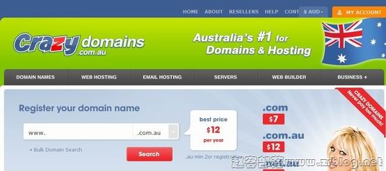 CrazyDomains:免费.asia域名1年-国外主机分享