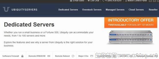 [服务器]UBI：$31/首月-X3400/8GB/250GB/10TB/5IP 七数据中心-国外主机分享