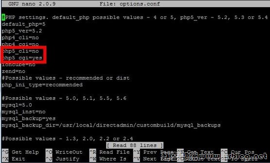 DirectAdmin教程:PHP模式CLI转换为CGI-国外主机分享