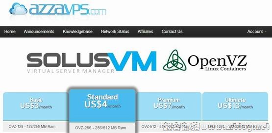 AzzaVPS:$5.5/月OpenVZ-2.5GB/50GB/3000GB 芝加哥-国外主机分享