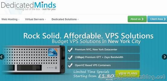 DedicatedMinds:$9.99/年OpenVZ-128MB/12GB/300GB 新泽西-国外主机分享
