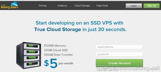 BinaryLane:$5/月KVM-512MB/20G SSD/100GB 澳大利亚-国外主机分享