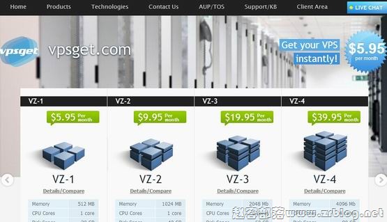 VPSGet:$30.5/年OpenVZ-512MB/20GB/100M无限 荷兰-国外主机分享