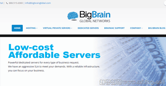 [服务器]BigBrainGlobal：$30/月-X3440/8GB/2TB*2/10TB/1IP 北卡-国外主机分享