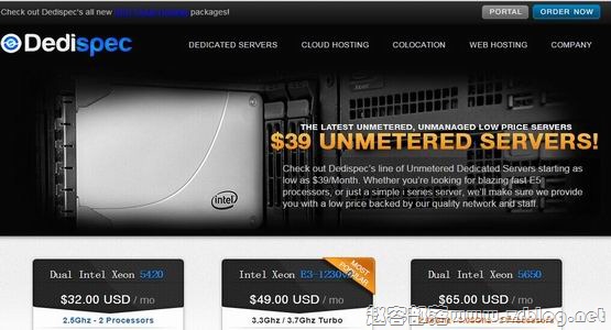 [服务器]Dedispec：$32/月-Dual Xeon 5420/16GB/1TB/5TB/5IP 西弗吉尼亚-国外主机分享