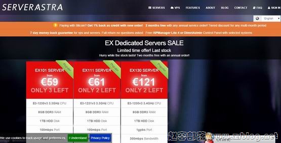 ServerAstra:€2.99/月KVM-256MB/10GB/15M无限 匈牙利-国外主机分享