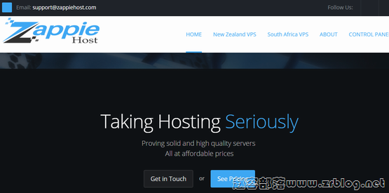 ZappieHost:$2.25/月OpenVZ-512MB/30GB/200GB 新西兰&南非-国外主机分享