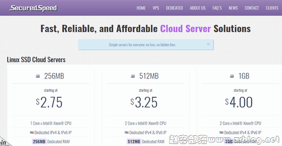 SecuredSpeed:$3.4/月OpenVZ-1GB/30GB/1TB 洛杉矶&迈阿密-国外主机分享