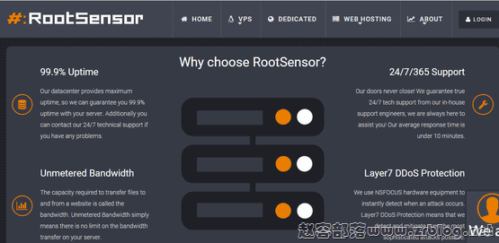 RootSensor:$1.5/月OpenVZ-256MB/15GB/无限 罗马尼亚-国外主机分享