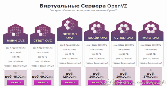 [玩具]Russian-Cloud：4.7元/月OpenVZ-256MB/5GB/无限流量 俄罗斯-国外主机分享