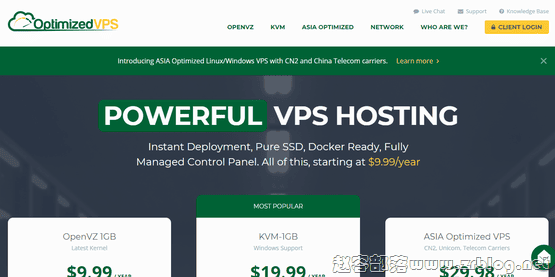 【已跑路】OptimizedVPS:$20/年KVM-1GB/10G SSD/2TB 洛杉矶-国外主机分享