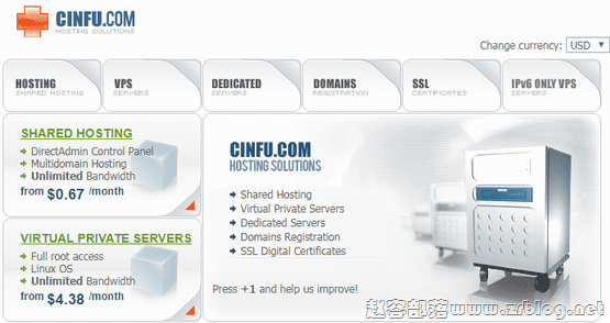 Cinfu:首付5折1.95欧元/KVM/OpenVZ/德国/美国/保加利亚/法国/荷兰-国外主机分享
