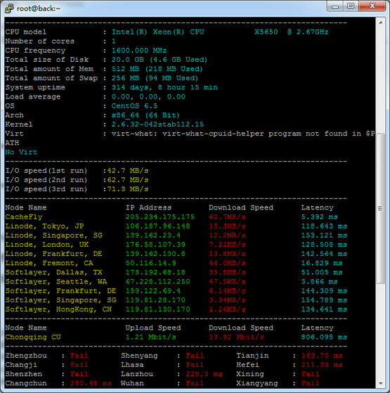 Linux VPS一键测试脚本:ZBench.sh-国外主机分享