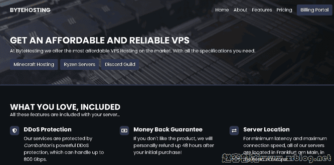 ByteHosting:德国VPS每月2欧元起,可选Intel或者AMD Ryzen 9系列,可选大内存VPS-国外主机分享