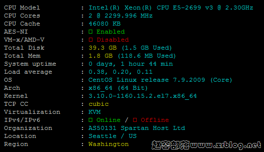 CMIVPS西雅图VPS(AS4837)简单测试-国外主机分享