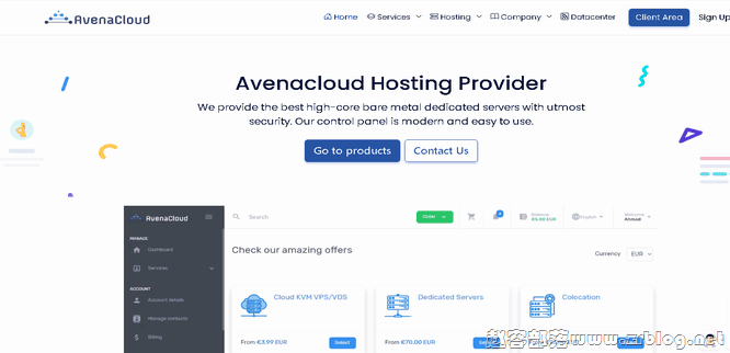AvenaCloud:€11.5/年-1GB/10GB SSD/100M不限流量/摩尔多瓦抗投诉VPS-国外主机分享