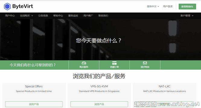ByteVirt:$4/月-单核/1GB/20GB SSD/1TB@500Mbps/洛杉矶9929线路-国外主机分享