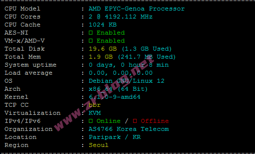 Evoxt新上韩国KT线路VPS月付2.99美元起,Evoxt韩国VPS简单测试-国外主机分享