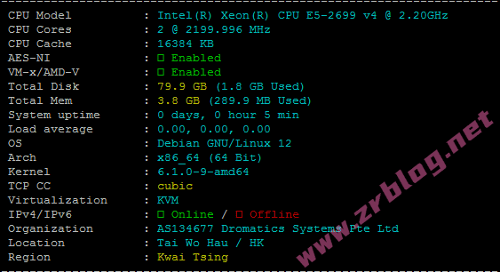 OrangeVPS怎么样?OrangeVPS香港(PREMIUM)VPS简单测试-国外主机分享