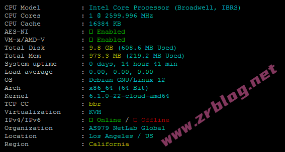 vmiss怎么样?vmiss洛杉矶CMIN2 VPS(US - LosAngeles - CMIN2)简单测试-国外主机分享